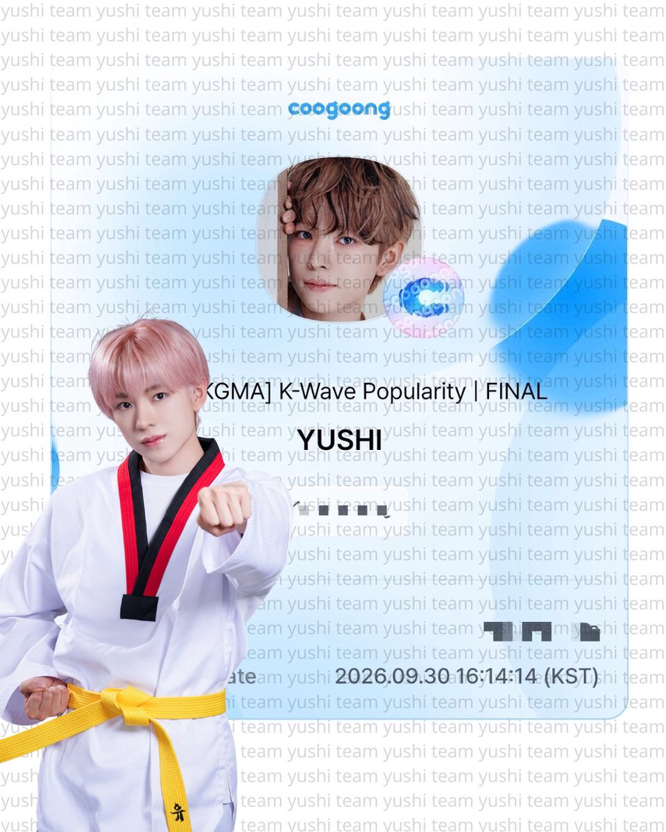 YUSHI_TEAM's tweet photo. ❗️❗️CALLING OUT FOR YUUFANS❗️❗️
🔥KGMA DAY 3!! VOTE FOR YUSHI! 🔥

#YUSHI is currently RANK 2! 
21.702 votes from Rank 1
34.377 votes from Rank 3

Don’t forget to complete your Daily Check-In! 
If you have checked-in a full month, you'll get 500 💙

Vote here: https://t.co/dgKHo9bdrk%…

Let’s do our best for Yushi! 🫶🏻

#YUSHI #유우시 #勇志 #ユウシ
