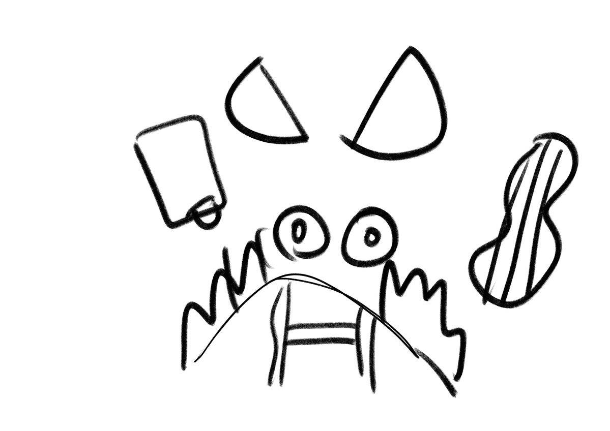 hucuroum's tweet photo. 初耳で描いた「アーニャのえかきうた」 https://t.co/cNVQQkXP82