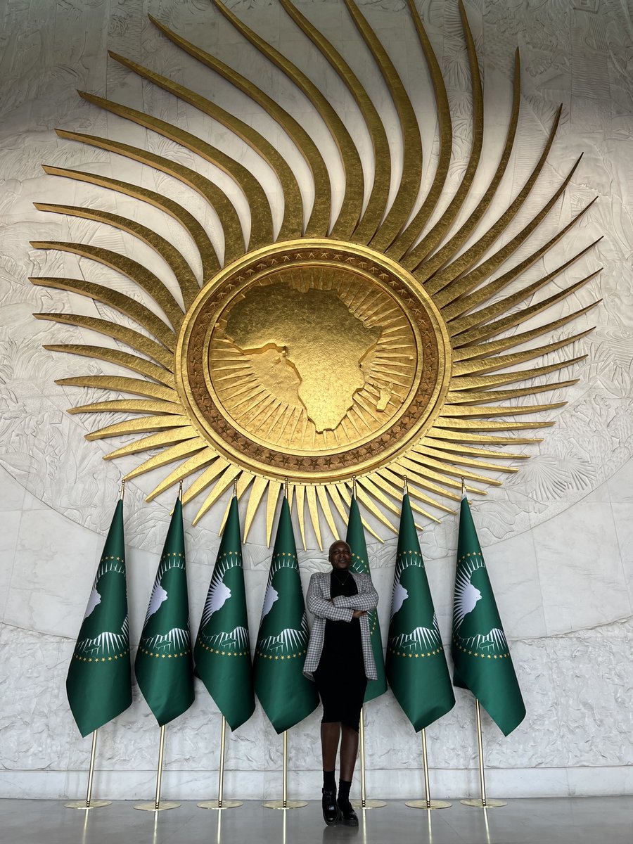 PollicyOrg's tweet photo. Our Program Coordinator, Danai, is at the @_AfricanUnion 's #InnoFest26, taking part in the Inaugural CoP on TF-VAWG. 

Participants are reviewing @UN_Women's draft baseline brief and working toward shared terminology to strengthen advocacy across #Africa. Danai is also following the tech innovation sessions while there, where donors and governments meet. 

For Pollicy, #data and technology must serve people, especially women and marginalized communities.