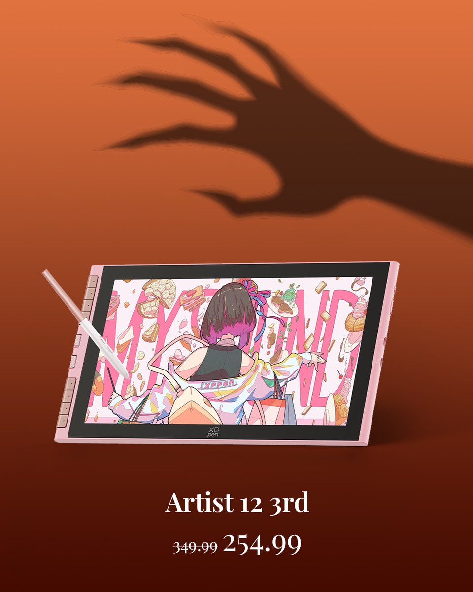 xppenca's tweet photo. Trick or treat yourself!🎃👀

Prime Big Deal Days is LIVE! 🛒✨
Oct 6–7 | 48h | Shop XPPen on Amazon.

Artist 12 3rd (Pink Version): https://t.co/kfhk8ADYUO
Artist 16 3rd: https://t.co/bzAgDIXf2u
​Artist Pro 24 Gen2 4K: https://t.co/46luguRtZm
More discounts in bio https://t.co/4g996SsLVV