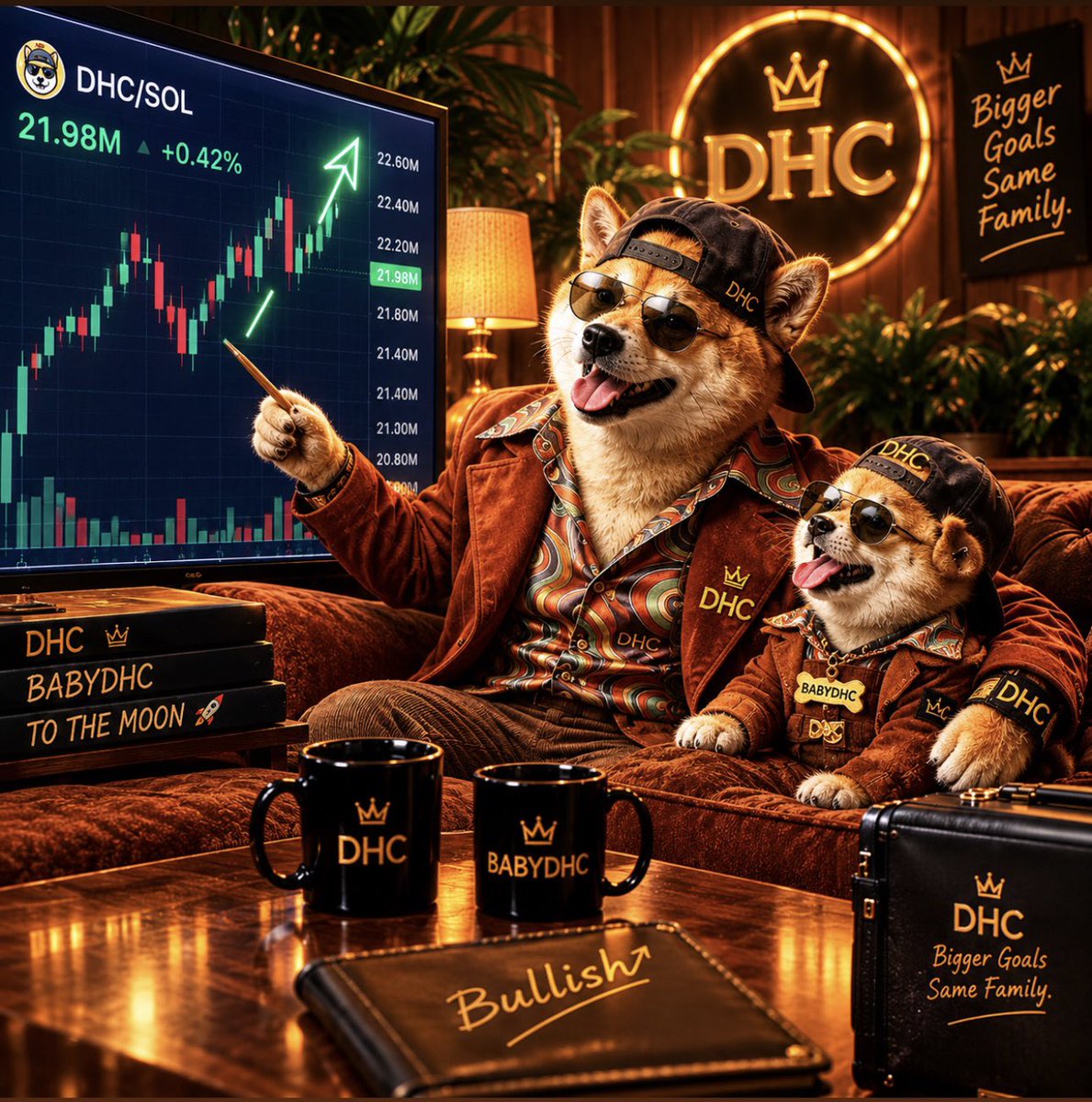 DAREAL_HENRY02's tweet photo. 👑 BIG GOALS. SAME FAMILY. ONE VISION. 🚀
DHC showing BABYDHC how we read the chart. 📈🐕 The momentum, the vision, and the bullish energy are all part of the journey. We grow together, we build together, and we aim higher together. 🔥💎
DHC 🤝 BABYDHC BULLISH 🐂🐂
#DHC #BABYDHC #Bullish
https://t.co/7SMhuIgNdz
https://t.co/SgFZKUkRdf