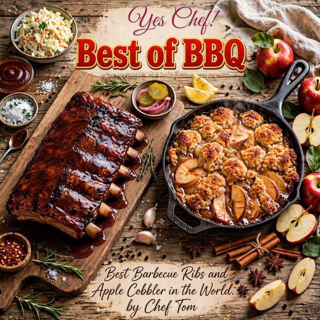 TomBanks_us's tweet photo. My BBQ Cookbook is Live!

YES CHEF! BEST OF BBQ!

And 

The World's Best Apple Cobbler!

~ ChefTom 
10 of my Best BBQ Recipes.
Thank you!

Book II Release 2027
Plan for Spring &amp; Summer 
BBQ Smokin'!

AMAZON 
BARBECUE COOKBOOK $12.99

° °
https://t.co/5rPqnbTvjV

° ° https://t.co/puohc2D9lL