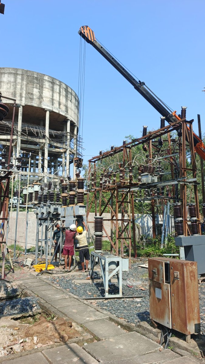 ESD_GARDANIBAG's tweet photo. Vcb replacement of 33 kv pesu 6 feeder incomer at PSS Beur https://t.co/9249iTOVLG