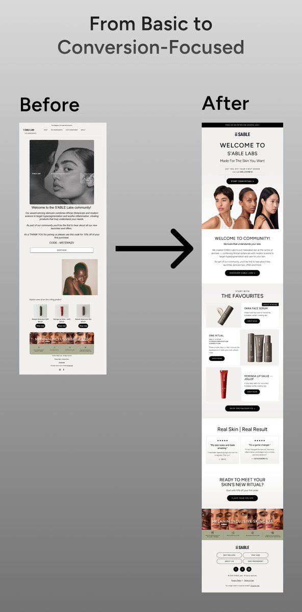 TarunSahu_'s tweet photo. Before -- After

What else would you change, improve, or do differently here?

#EmailDesign #EmailCopy #LifecycleMarketing https://t.co/RItiQrT0uX