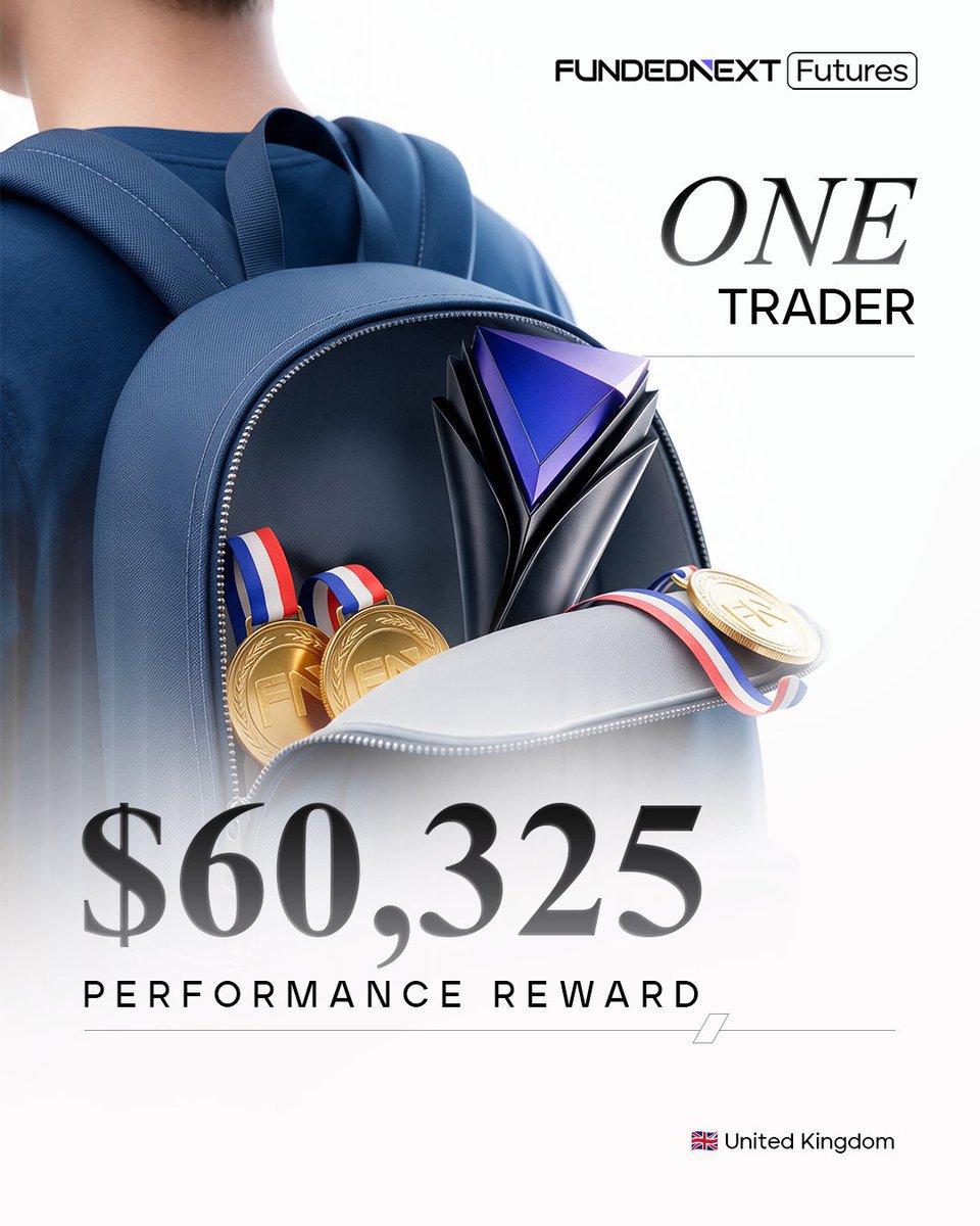 thenexhub's tweet photo. A year ago, a UK trader got his first @fnfutures payout. $1,500 off a Futures Rapid 50K.

He kept going. Rapid, then Bolt, then Flex. 
Never changed what he traded: just NQ, every day.

Use code - ARENANEXT https://t.co/AIX1X0nqFm

Now he's running five 150K Flex accounts at once, same plan on all of them. All five hit their profit target. His latest Flex accounts got their first reward 18 days after activation.

And last week the payouts came to $60,325 for him.

It comes down to one instrument, the same routine every day, and only adding size once the last step was working.

Every trader has a plan like this on paper. 
Sticking to it through the slow weeks, the red days, the urge to size up too early, that's what matters the most.