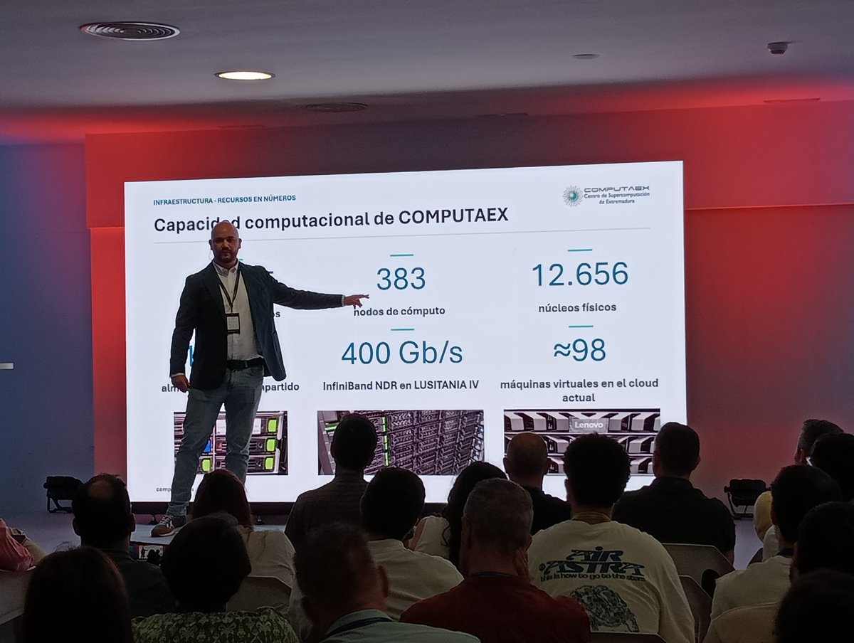 computaex's tweet photo. COMPUTAEX ha participado los días 24 y 25 de septiembre en #PotencialDigital 2026, presentando sus principales capacidades tecnológicas, proyectos de I+D+i y líneas de colaboración con empresas y entidades de la región. https://t.co/xpIBuAZRwo
#IA #Cuántica #Supercomptuación https://t.co/NbQ1oHLHFM