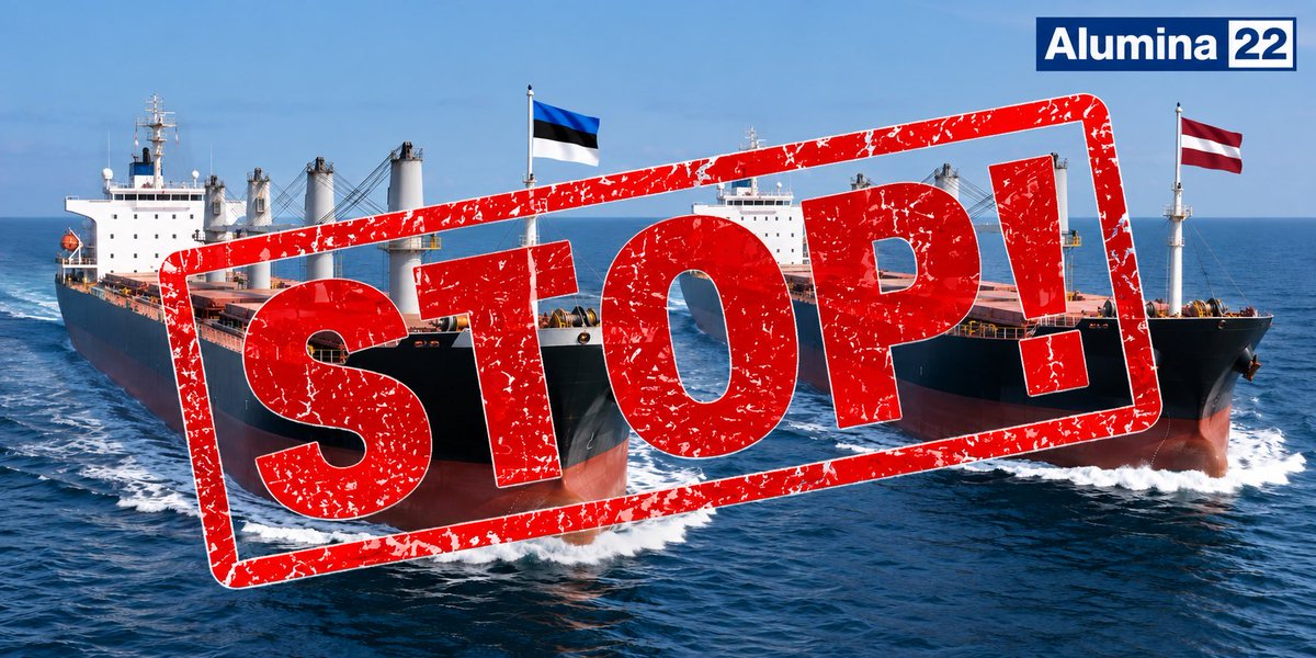realLangerDan's tweet photo. ‼️Estonian and Latvian Fellas

We implore you this week to please step up efforts domestically to protest against Estonian (Hansa) and Latvian (Alpha) owned ships transporting alumina from Ireland to russia

Your freedom and democracy depends on it. 🇪🇪🇱🇻

September shipments: 
6🇪🇪
2🇱🇻