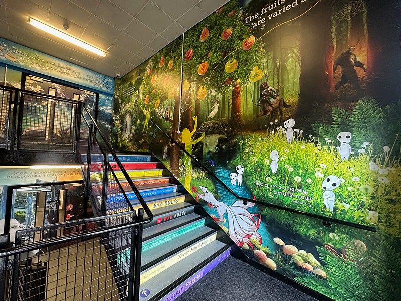 Design4Ed's tweet photo. Don’t overlook your school’s stairwells! They’re more than just walkways; they can be transformed into vibrant #WallArt that inspires and engages students. Let’s brighten these spaces with educational visuals!

👉 Learn more: https://t.co/i3eTvFq6xm

#DesignForEducation https://t.co/kmA33gqw28