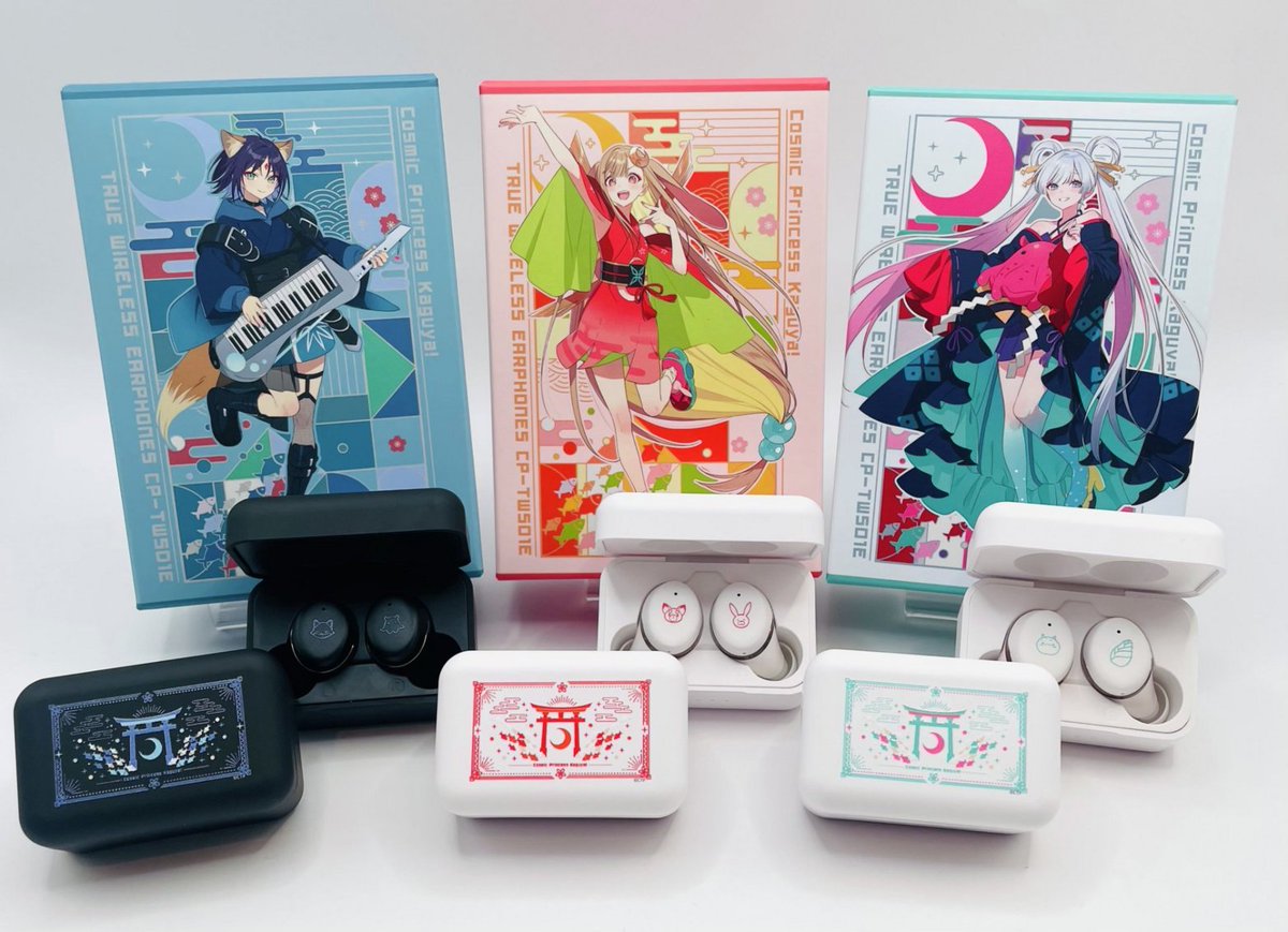 ONKYO_ANIME's tweet photo. 『#超かぐや姫！』新規録り下ろしボイス搭載ワイヤレスイヤホン受注販売中⛩🌕

#音アニ 1号店では実機展示中🍑🍑🍑
イヤホン搭載のボイスを実際にご試聴いただけます🪃🔨☂️ぜひお立ち寄りください✨

ECサイトはこちら⬇️
https://t.co/iRsuiBQSGE

#CosmicPrincessKaguya https://t.co/qLZ5w6xhto