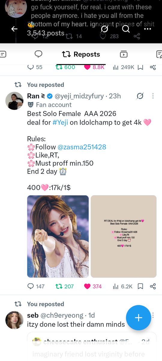liastally's tweet photo. @yeji_midzyfury @zasma251428 For #Yeji https://t.co/PXMRixLGrU