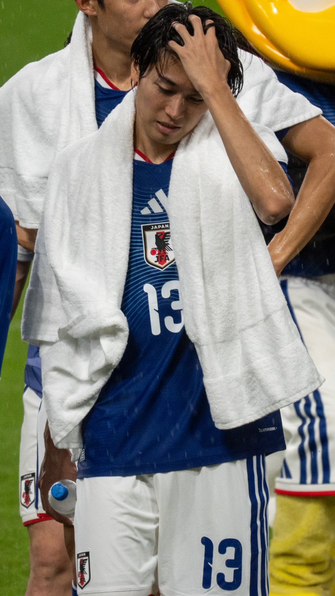 HACHI5211710542's tweet photo. 雨と汗と

 #中村敬斗
 #サムライブルー
 #SAMURAIBLUE
 #サッカー日本代表 https://t.co/ZzOOZdM8zb