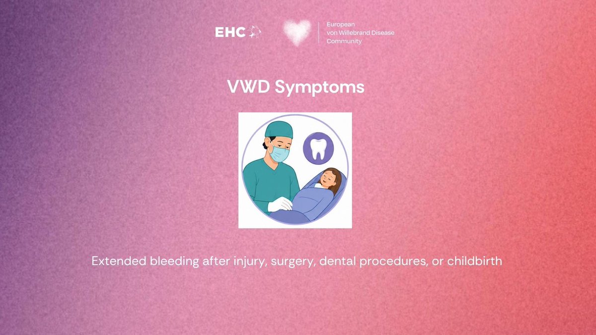 EHC_Haemophilia's tweet photo. This is part of our #VWD100 campaign, marking 100 years of #VonWillebrandDisease throughout 2026. Each month, we shine a light on a different aspect of #VWD.

#beVWDaware #VWDunited #VWDtogether #BleedingDisorders #RareDisease https://t.co/9lGK5S9tnT