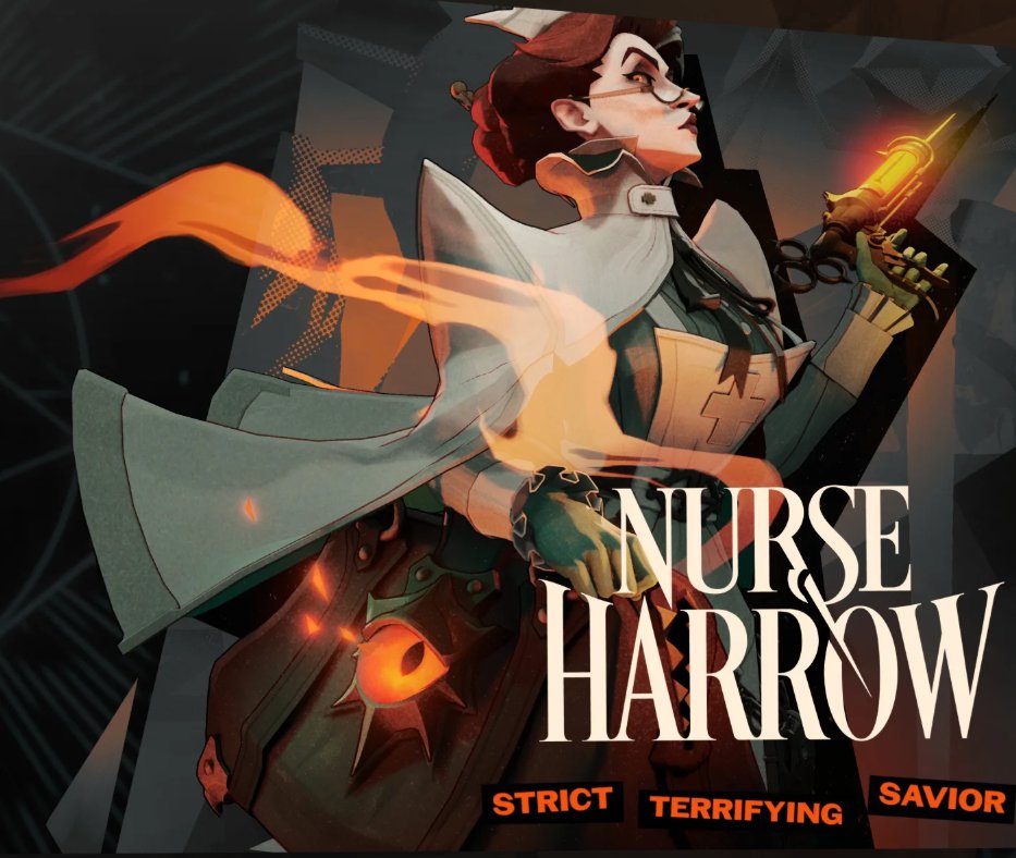 NERDISHPARKLES's tweet photo. deadlock players , vote nurse harrow for pony ass in your dms https://t.co/7zrUa6rKSn