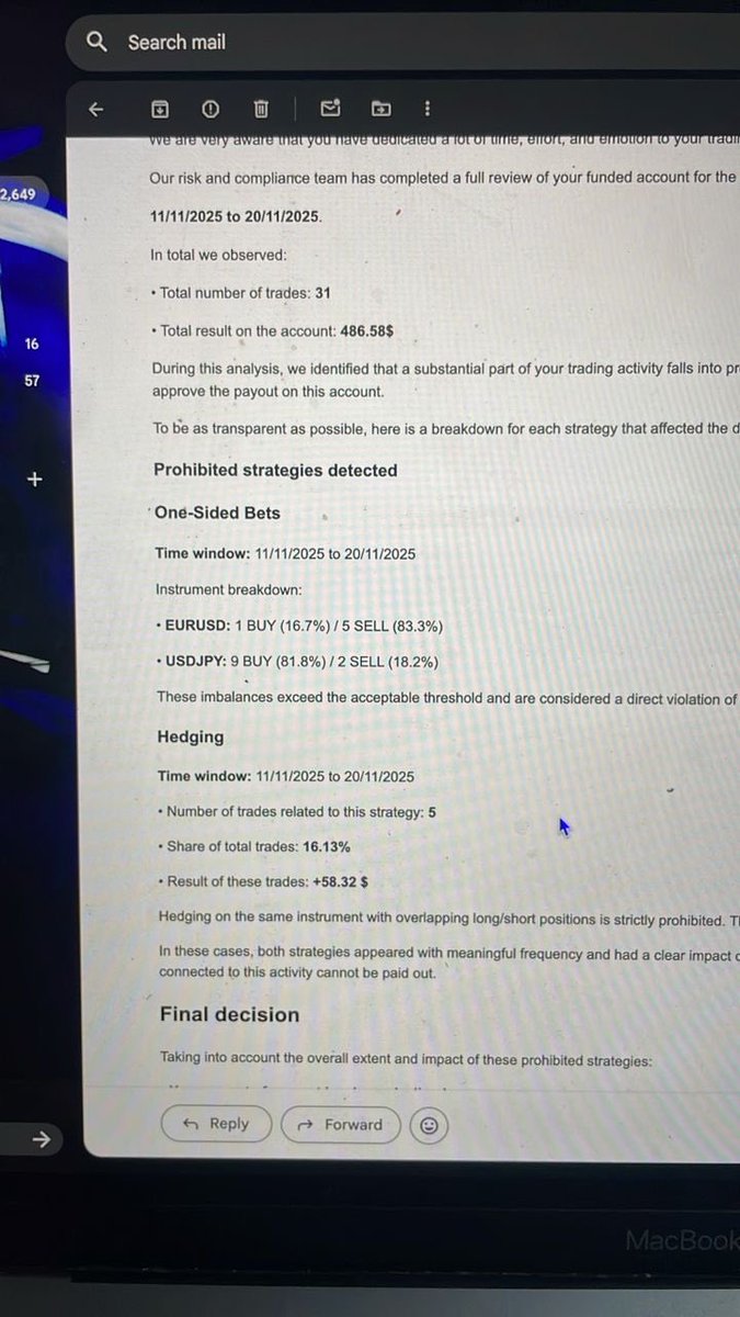 lexMowa's tweet photo. @Eliteeweb3 @odogwuofforex @Habbyforex_ @EquityEdgeUK Na strong thing bro, because I was splitting trades like 100$ into 25,25,25,25 they didn’t say anything until I wanted to withdraw https://t.co/92IElVc9wU