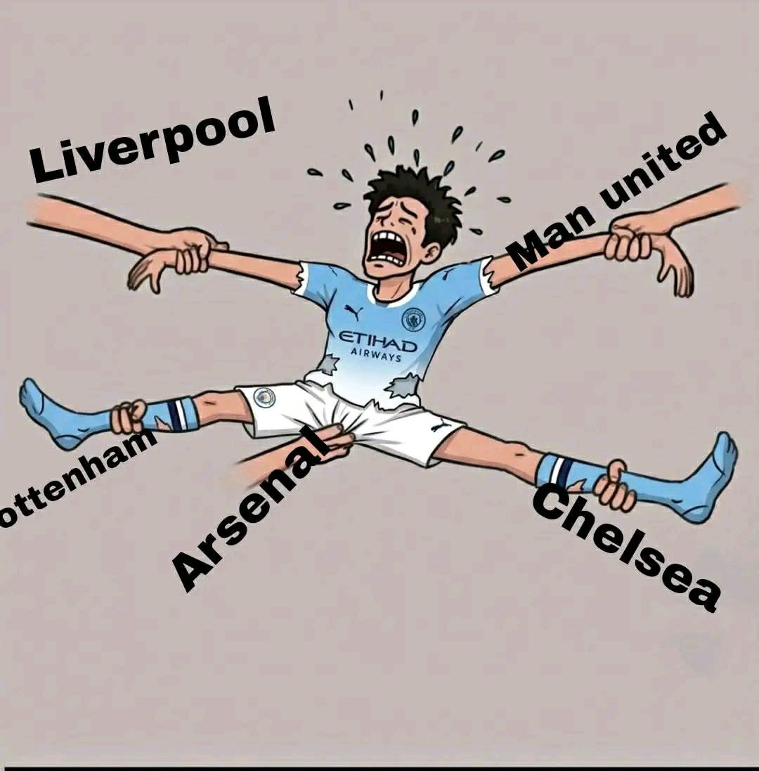 makininazo's tweet photo. When the top five clubs in the league are against you, it is over. 😭😭😂 https://t.co/cxk4rkAPFm