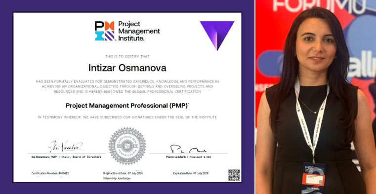 pmacademypm's tweet photo. 913rd PMP certificate by @pmacademypm
Intizar Osmanova cleared PMP exam
#pmacademy #PMP #pmpexambaku #PMPExamPrep #PMPExam #pmpbaku #projectmanagementbaku #projectmanagementazerbaijan #pmpmentor #project #ProjectManagement #ProjectManager https://t.co/dj0EMBMKw8