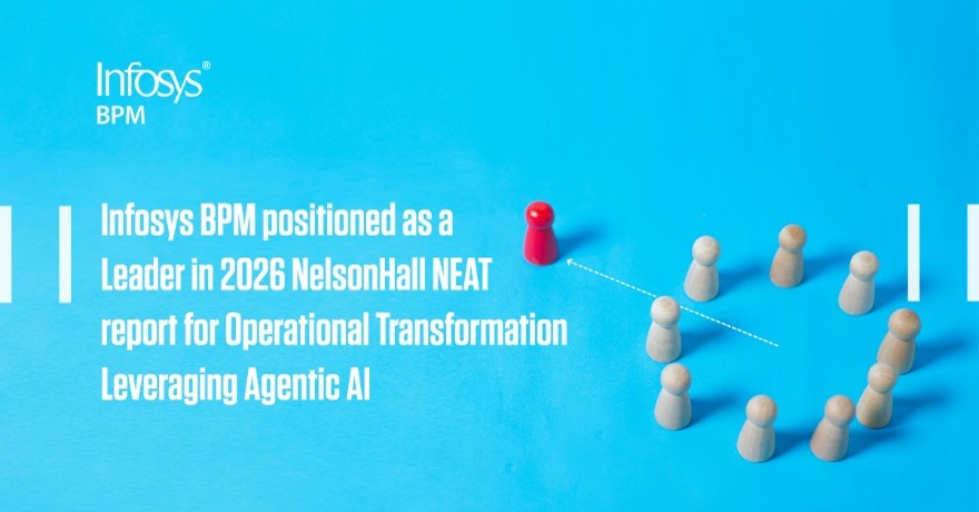 InfosysBPM's tweet photo. We are happy to share that NelsonHall has identified Infosys BPM as a Leader in its 2026 NEAT report for Operational Transformation Leveraging Agentic AI in the Embedding Agentic AI into Managed Services market segment.
Know more: https://t.co/wWntQdiFTz

#infosysbpm https://t.co/Mmxp0Z8U9r
