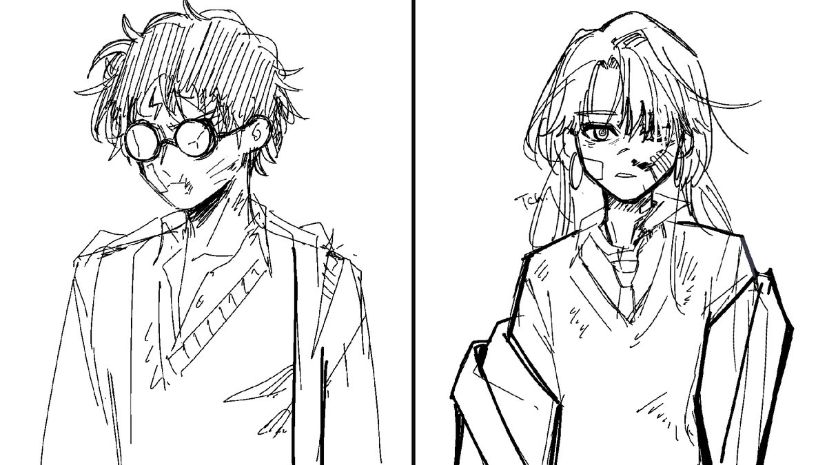 SutejaART's tweet photo. I'll be sharing sketches of upcoming #Malfoid artworks. https://t.co/WuBiAzmNvI
