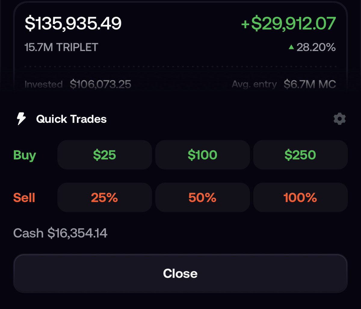 orangie's tweet photo. fomo has added instant trade panel on mobile app https://t.co/gyVPZN63cJ
