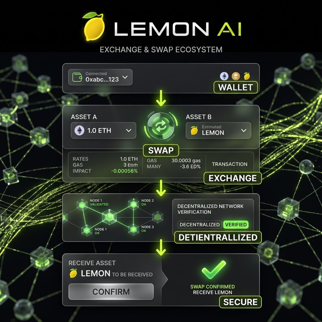 lemonai__'s tweet photo. 🍋 Lemon AI is shaping a smarter Web3 experience with decentralized crypto swaps, blockchain verification, and seamless digital asset exchange. 🚀

#LemonAI #Web3 #Crypto #DeFi #Blockchain https://t.co/qmP8Phi1J4