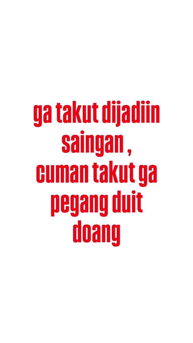 Styringerss's tweet photo. Cuman takut ga punya doang si.. https://t.co/uHPBHW8RRI