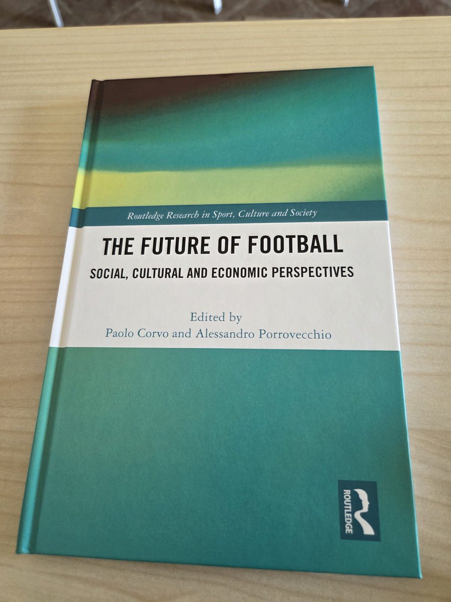 AFLabTw's tweet photo. 🔎📚Segnaliamo l'uscita di "The Future of Football: Social, Cultural, and Economic Perspectives" (Routledge), curato da P. Corvo e A. Porrovecchio, cheanalizza le traiettorie economiche e sociali che definiranno lo sport di domani.

L'indice: https://t.co/p7ilMMlyi1 https://t.co/cWfhkznMht