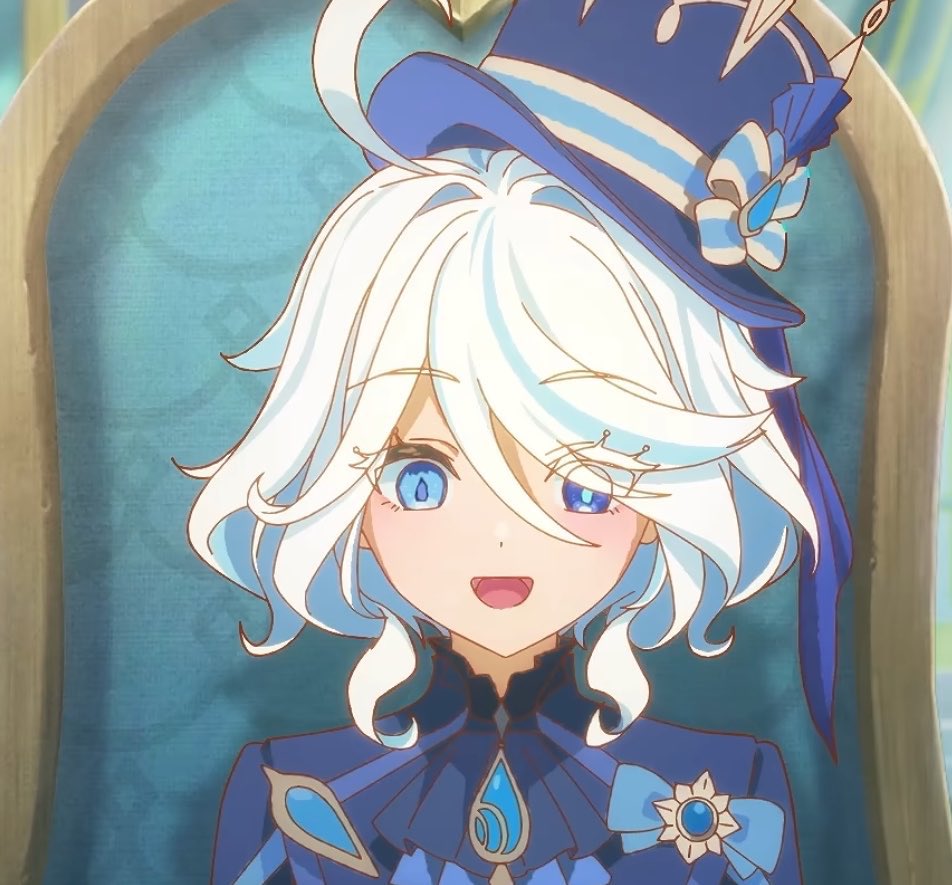 Genshin_Forever's tweet photo. love how cute Furina is with a happy faces. https://t.co/IoRfTjfkKA