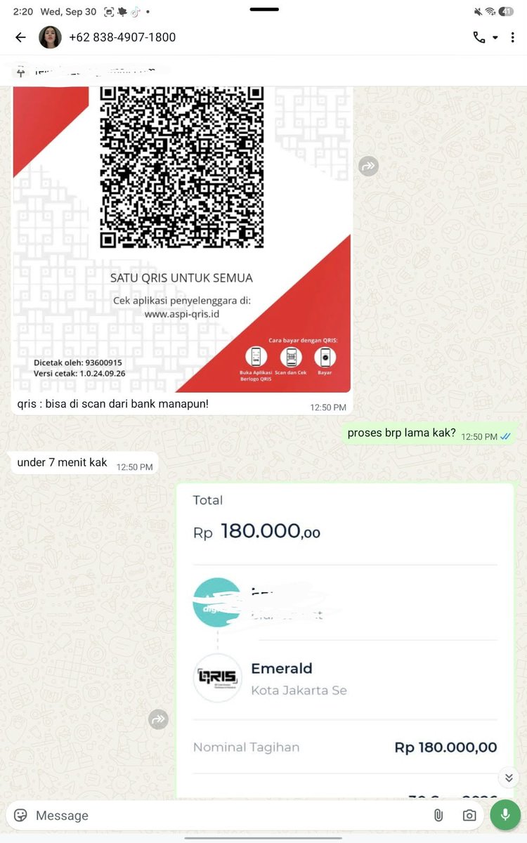 LiFelda's tweet photo. guys, aku brusan ditpu sama seller di X aku udh tf kedia dan dia ga ad respon lgi, tlong hati² ya teman² sama seller dri akun ini @kercnjang #zonauangㅤ https://t.co/JcN0530EWF