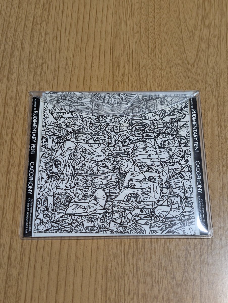 senn000's tweet photo. 失くしたと思ってたRudimentary PeniのCacophonyが見つかった！ https://t.co/qjmfRcX55f
