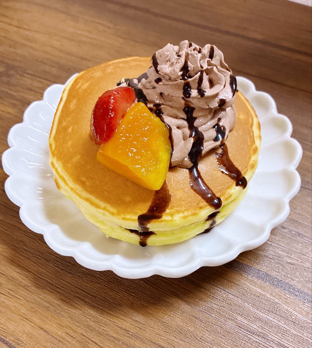 6juno13's tweet photo. パンケーキ🥞
 #コッタ  #おうちカフェ #お菓子作り https://t.co/buzhtKka4f