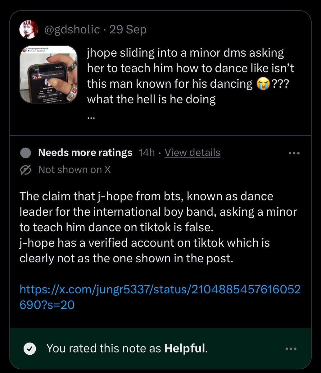 BTSPROTECT07's tweet photo. 🚨URGENT 🚨Rate those both CN as helpful for 🐿️ and Report and Block too don’t ignore ‼️‼️

🔗 https://t.co/6n93KvH9dw

🔗 https://t.co/WfkeJ0xIb5 https://t.co/GuAaedAO3C