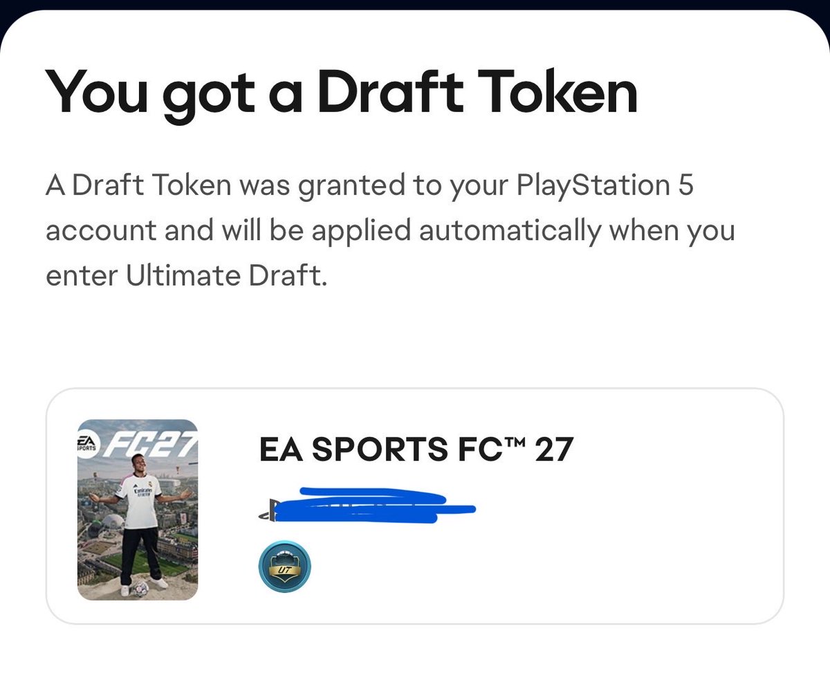 garyfc27's tweet photo. Claimed a draft token via EA for disconnecting so technically 

Net Profit is +12,250 https://t.co/Kb8vujMIh3