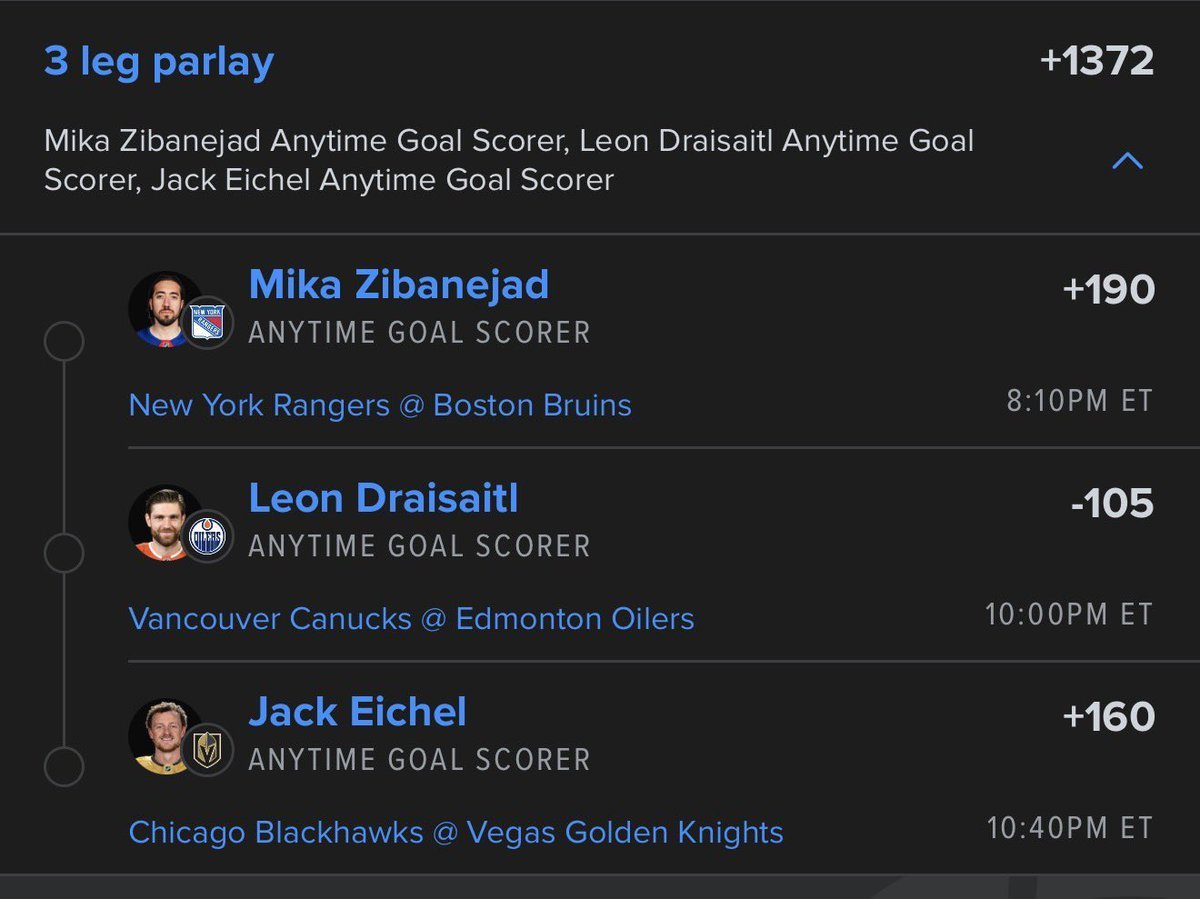 WillWingart6dk's tweet photo. ❄️🏒 NHL ATG LAY IS LOADED!

ANYTIME GOAL SCORERS ON DECK. 🎯💣

LET’S GET THESE SNIPERS COOKING AND CASH THIS ONE! 🔥💰

@Playbook

#NHL #NHLBetting #NHLProps https://t.co/zuXkdwmn25