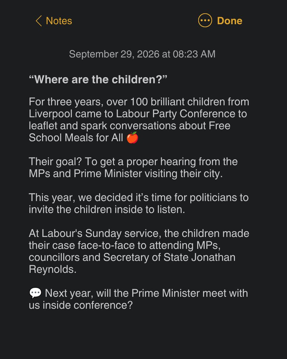 NoChildBehindUK's tweet photo. Please read ⬇️

#Lab26 #LabourConference https://t.co/XP7rIogn2l
