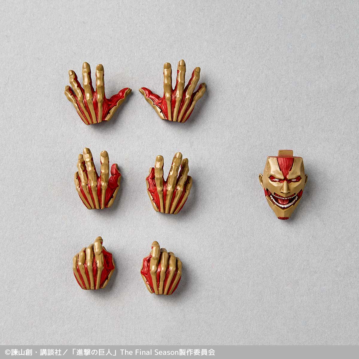 kaiyodo_PR's tweet photo. 【ご予約開始📢】

リボルテック アメイジング・ヤマグチ　鎧の巨人（2027年再販）が、本日12:00より予約開始‼️

ご予約はこちらから🔽
https://t.co/Pgg7xoMGnC

海洋堂直営店で予約すると特典として、「歯を食いしばる顔」が付属❗

原型制作：坂本翔太郎
制作総指揮：山口勝久
価格：9,350円（税込）
発売日：2027年7月予定

#進撃の巨人 #海洋堂