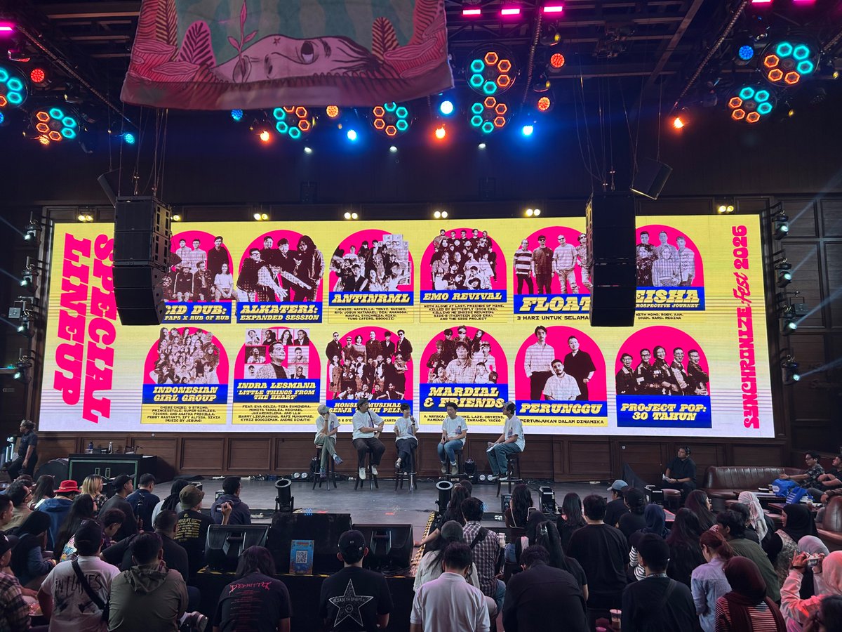 pophariini's tweet photo. Tagline @SynchronizeFest 2026 membawa semangat dari tahun pertama, "It's Not Just a Festival, It's a Movement”. https://t.co/2oIw2am1jz