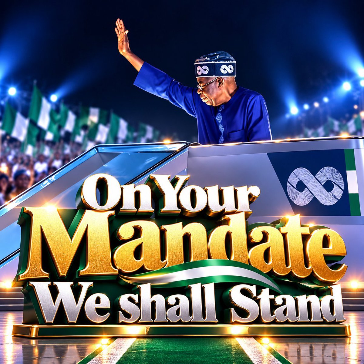 oluyanimi's tweet photo. On your Mandate, we shall Stand ✊ 

President Asiwaju Bola Ahmed TINUBU Jagaban, the Father of Modern Nigeria 🇳🇬 🇳🇬 

Na My Papa this ooo
4 + 4= 2031
Re-elect 💯 https://t.co/Afg4brZmz7