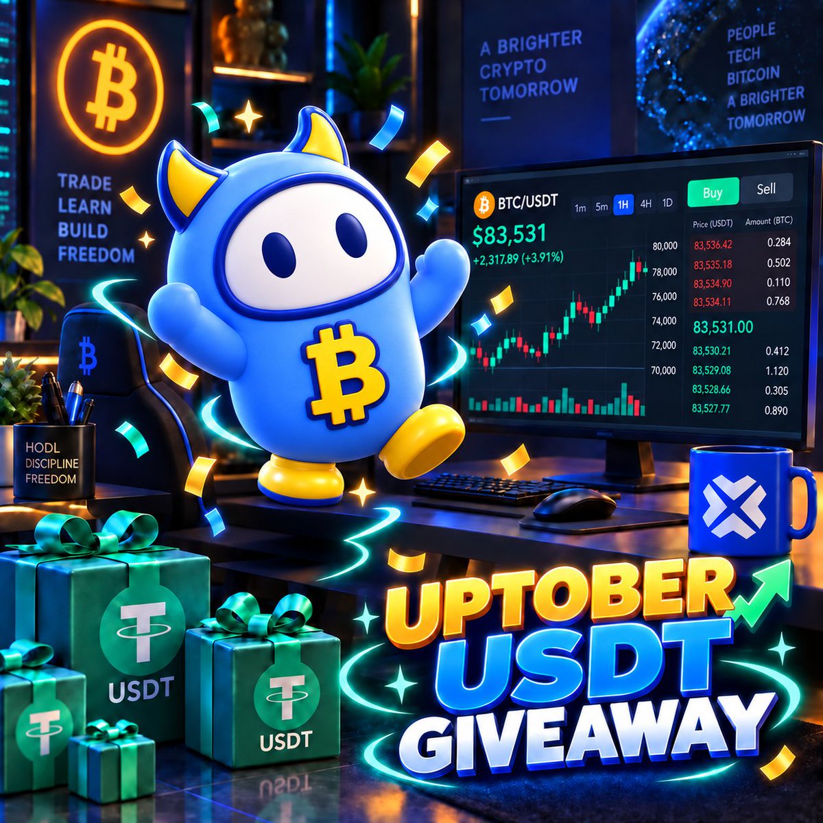 BTCCexchange's tweet photo. UPTOBER GIVEAWAY !!!
1⃣100USDT🏆5winners
Sign up🔎https://t.co/DBnQ0AN5V0
Drop your UID and erc20 wallet
2⃣1000USDT🏆5winners
Deposit $300 or more
3⃣500USDT🏆5winners
Complete a futures trade

Send DM to us for confirmation if you complete tasks2⃣or3⃣ https://t.co/X0C2yP656J