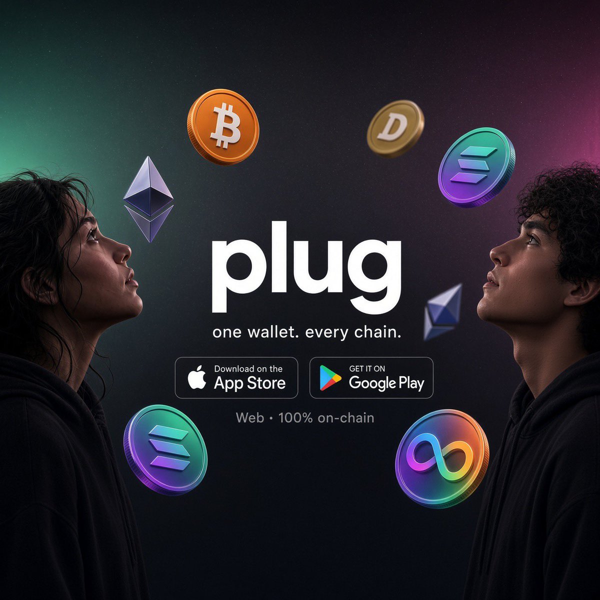 plug_wallet's tweet photo. The time is right 🕰️. Chains today store coins. AWS still runs the app.

$ICP puts the software on the same machine as the money. Tamperproof, for the AI age. 

Chain Fusion lets BTC, ETH, SOL and DEFI sit there native.

Plug is the socket. https://t.co/YqIUHs36KI https://t.co/4Msb7mJ679