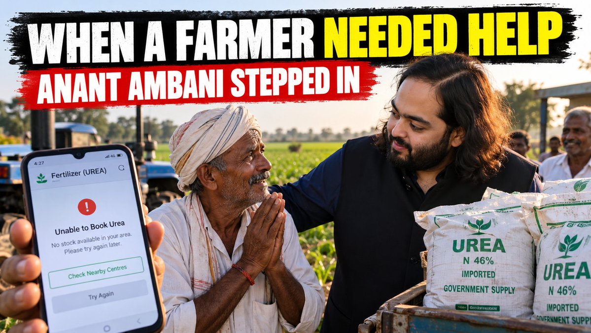 Rockyeighttelt's tweet photo. #SevaWhenItMatters 
 Ek farmer ko urea nahi mil raha tha kyunki app mein problem tha. Anant ne directly involvement ki, issue solve karwaya, aur khet bachaya. Seedhi madad, koi bakwas nahi. https://t.co/LbBz4PohYA