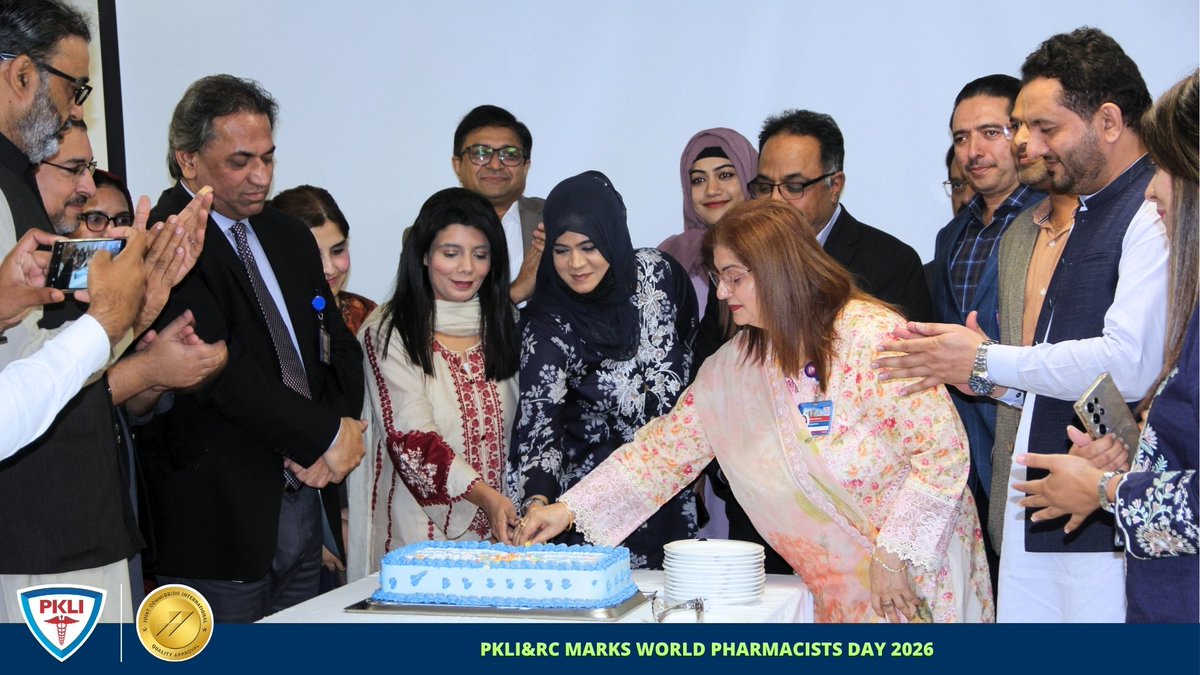 pklinrc's tweet photo. PKLI&RC Marks World Pharmacists Day 2026
PKLI&RC observed World Pharmacists Day 2026 under the theme “Empowering Pharmacists for Healthier Futures.”
Support PKLI through Zakat & Donations:
📞0331-0007554
🌐 https://t.co/kbDP8zSUZy
#PKLI #WorldPharmacistsDay #PatientSafety https://t.co/9PnFozHzbd