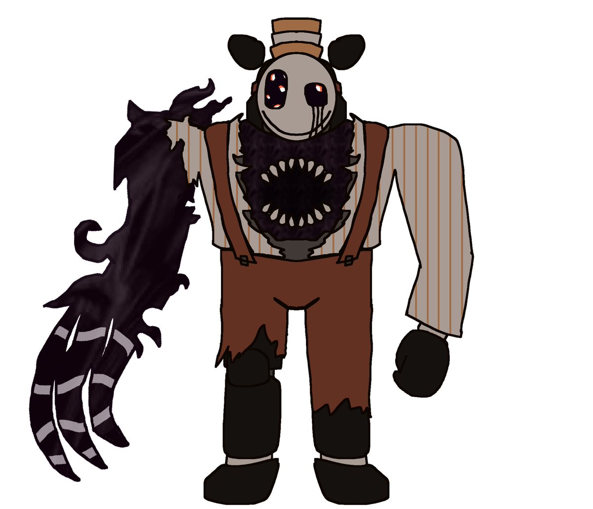 GRIFTGEAR's tweet photo. // I made this guy for smth else but I’m also gonna use him for grifts thing

Meet Null! This is the “Nightmare” and “Nightmarionne” equivalent in Griftgears verse. They are two separate people in one body. Like a venom situation !
#fnaf #pursuitcore https://t.co/lakoyxMqPa
