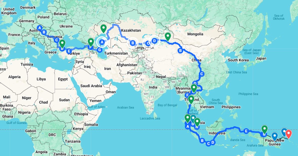 GGrimalda's tweet photo. Thrilled to commute back to Europe from the Pacific over 23,000km refusing to flying (again!).  Press release in🇬🇧: https://t.co/FBT2EollN9 E in 🇮🇹: https://t.co/sOgN38p9Ru.  I'll reduce my carbon emissions by 6 times,~4,5t. It's negligible, but it's all I can do now. 1/ https://t.co/PndViPWm5B