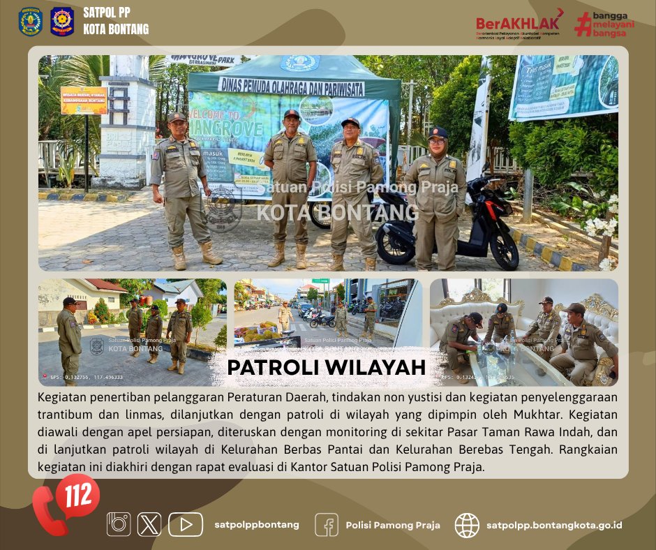 satpolppbontang's tweet photo. Salam Praja!         
Kegiatan Satpol PP Kota Bontang,         
Rabu, 30 September 2026.

@kemendagri
@ditpolpp_linmas
@kominfo_btg
@ppidbontang https://t.co/xR25J9Y1Zc