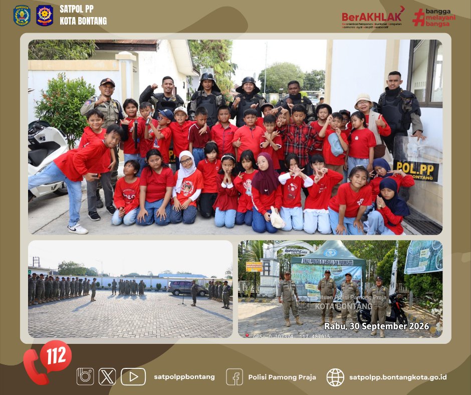 satpolppbontang's tweet photo. Salam Praja!         
Kegiatan Satpol PP Kota Bontang,         
Rabu, 30 September 2026.

@kemendagri
@ditpolpp_linmas
@kominfo_btg
@ppidbontang https://t.co/xR25J9Y1Zc