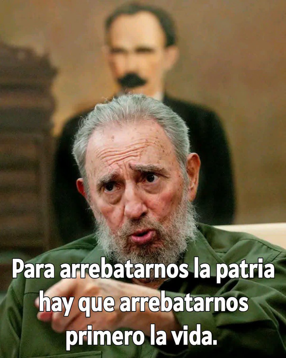 GelacioOviedo's tweet photo. ‼️“La Revolución Cubana se puede sintetizar como una aspiración de justicia social dentro de la más plena libertad y el más absoluto respeto a los derechos humanos.  Nuestra Revolución hay que defenderla como se defiende, no algo de Cuba, sino algo de América”.

#100AñosConFidel https://t.co/AP13zCw2TV