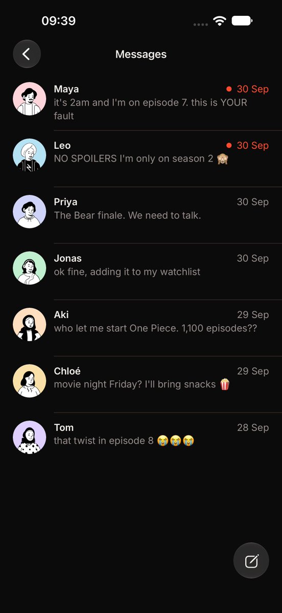 bingersapp's tweet photo. Messages lives on your profile, next to the bell.

Lots of you told me that you have "Bingers" friends that you don't have anywhere else. Now you can chat with them privately a lot more easily. https://t.co/SWbByuitym