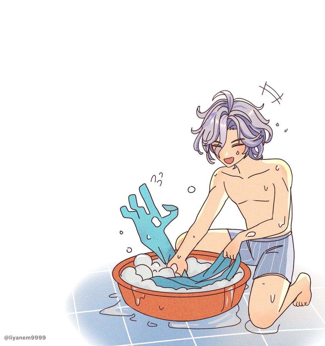 liyanem9999's tweet photo. 목도리 목욕시키는 미탸 🛁

#Mitya #Genshin_Impact #原神 #원신 #GenshinlmpactFanArt https://t.co/tx8y0ubUFa