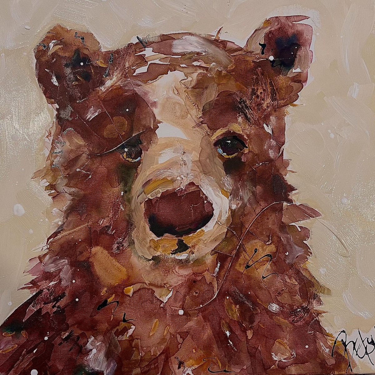 MarcelFavaire9's tweet photo. TOFFEE” — just thinking about it makes me drool. For everyone at my demo, here’s the finished painting. https://t.co/5fws06NL3B
