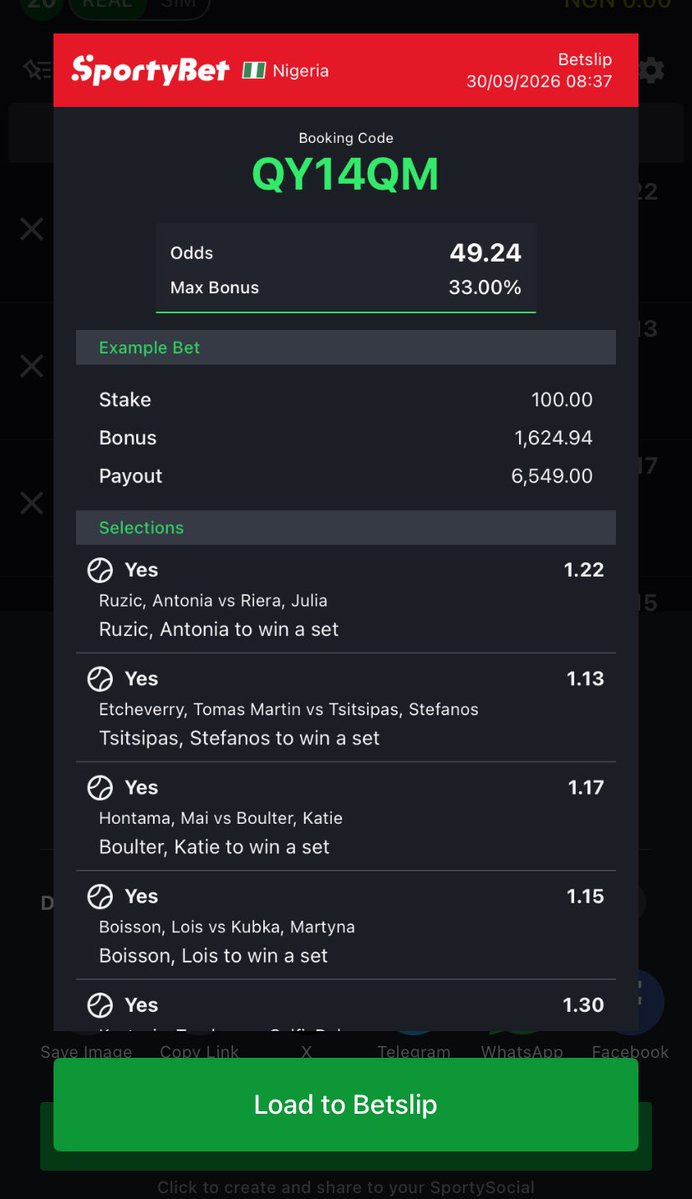 Super_Punter's tweet photo. Mixed sport
49 Odd
Enjoy: QY14QM

@Afc_saks1 @FoluboiNg @Emmanuel_Tips https://t.co/1YApig6e63